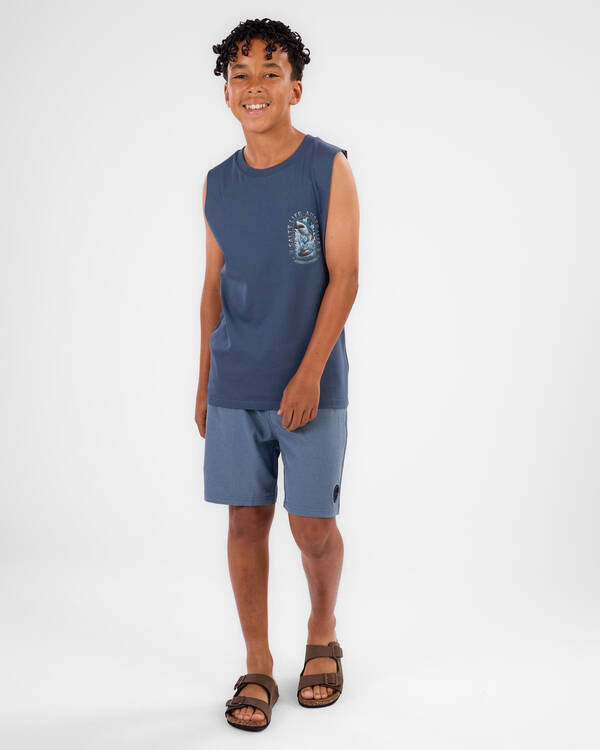Salty Life Boys' Ocean's Ambush Muscle Tank for Mens