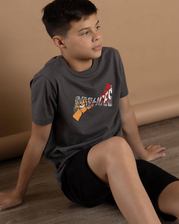 DC Shoes Boys' Warped T-Shirt for Mens