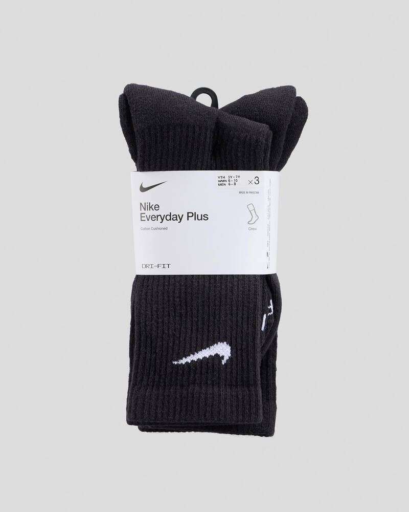 Nike Women's Everyday Plus Cushioned Crew Sock Pack for Womens