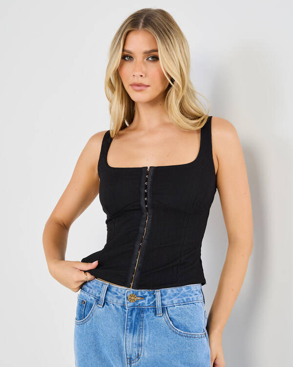 Ava And Ever Scottie Corset Top for Womens