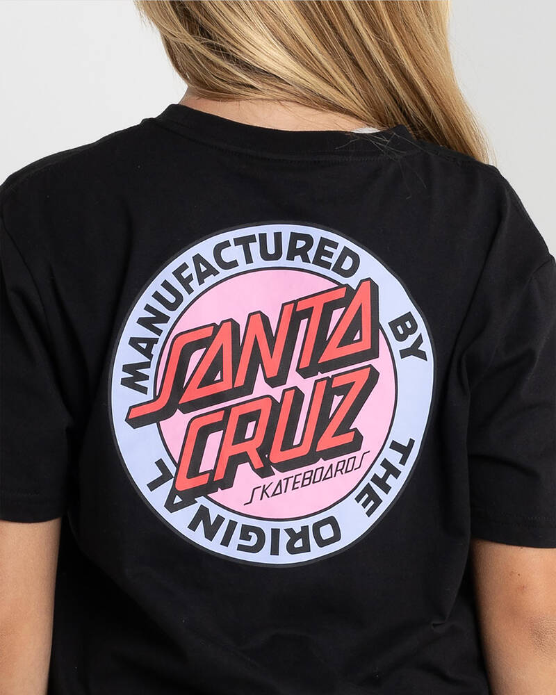 Santa Cruz Girl's MFG Retro Dot Reverse T-Shirt for Womens