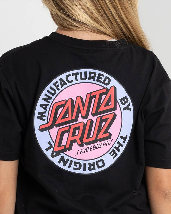 Santa Cruz Girl's MFG Retro Dot Reverse T-Shirt for Womens