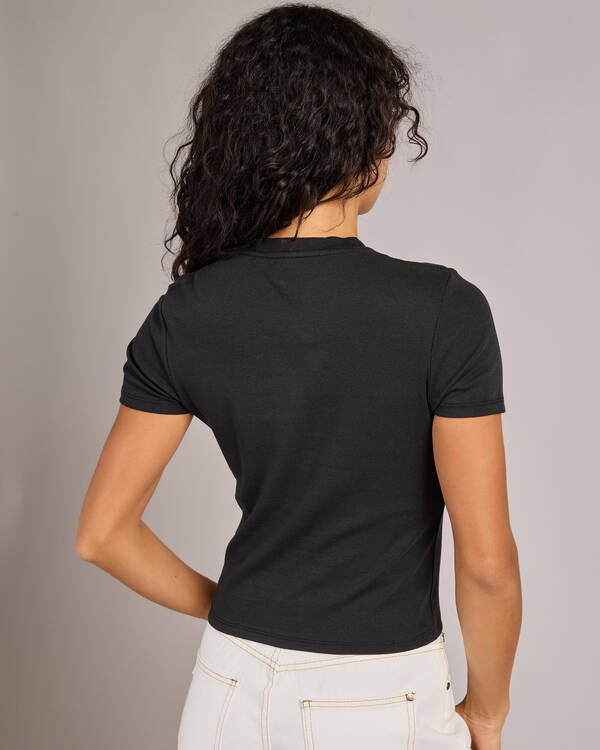 Rip Curl Neon Palm Fitted T-Shirt for Womens