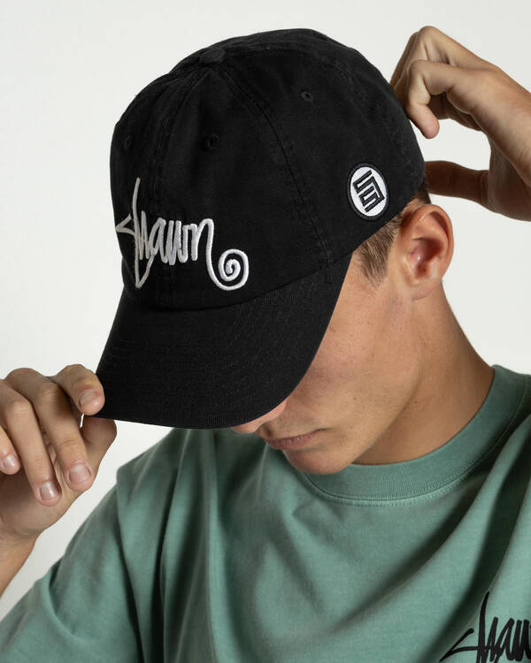 S-Double Shawn Script Strapback Cap for Mens