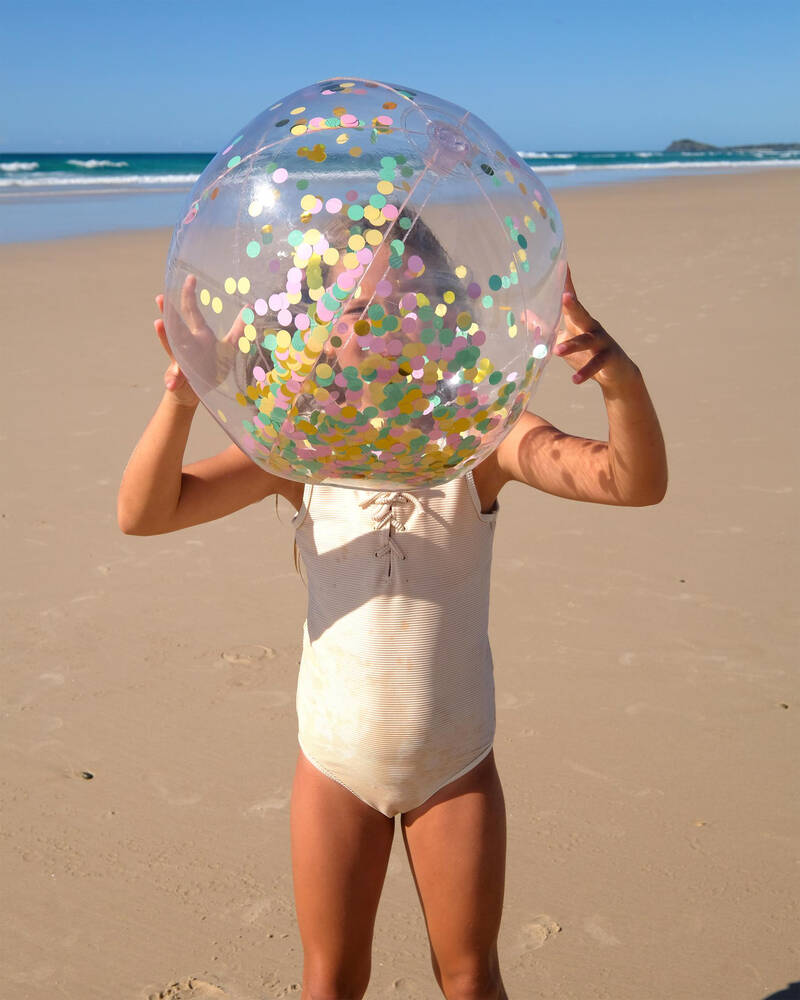 Sunnylife Confetti Inflatable Beach Ball for Womens