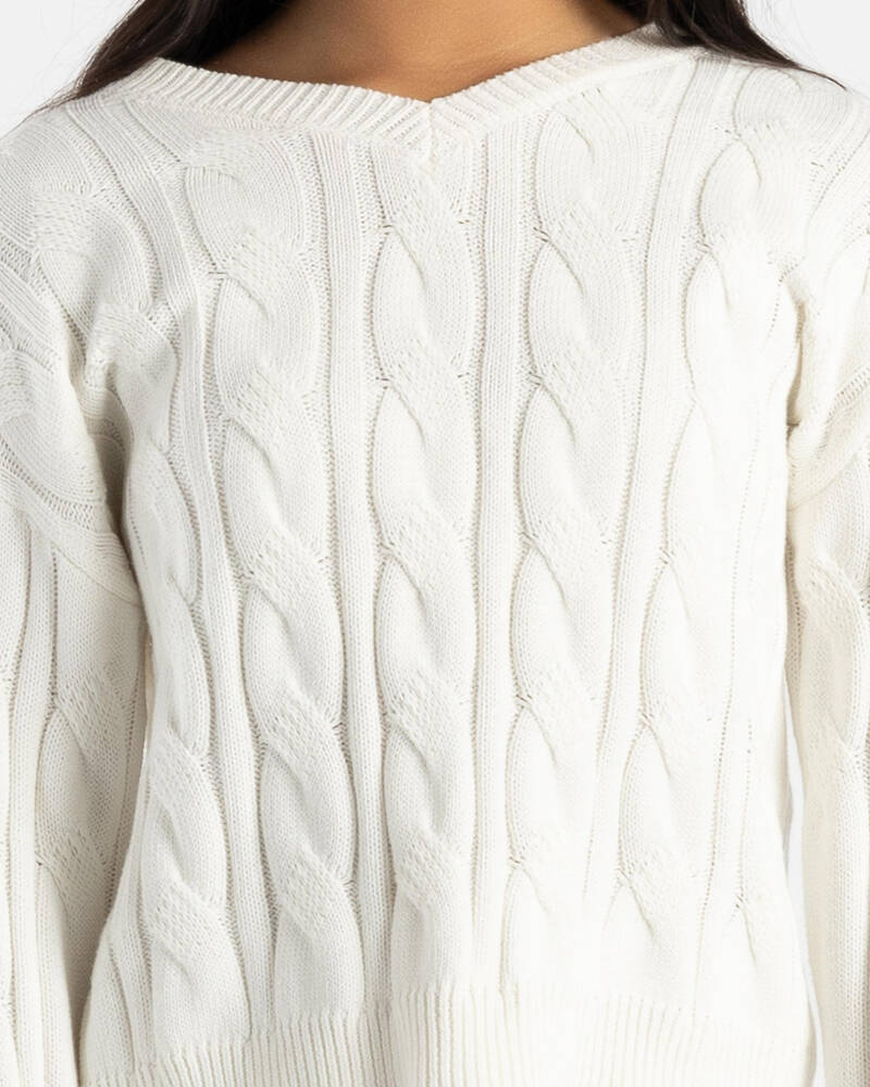 Ava And Ever Girls' Cambridge V Neck Knit Jumper for Womens
