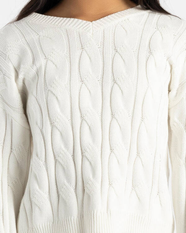 Ava And Ever Girls' Cambridge V Neck Knit Jumper for Womens