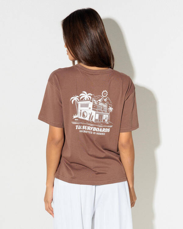 Town & Country Surf Designs Surf Shack T-Shirt for Womens