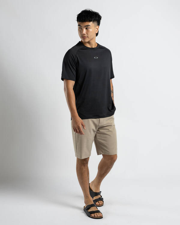 Oakley Repreve Ellipse Short Sleeve Rash Vest for Mens