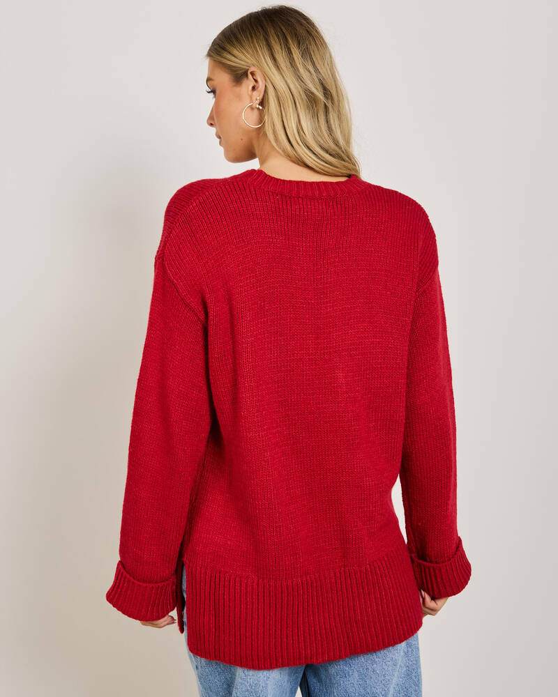 Mooloola Athena Crew Neck Knit Jumper for Womens