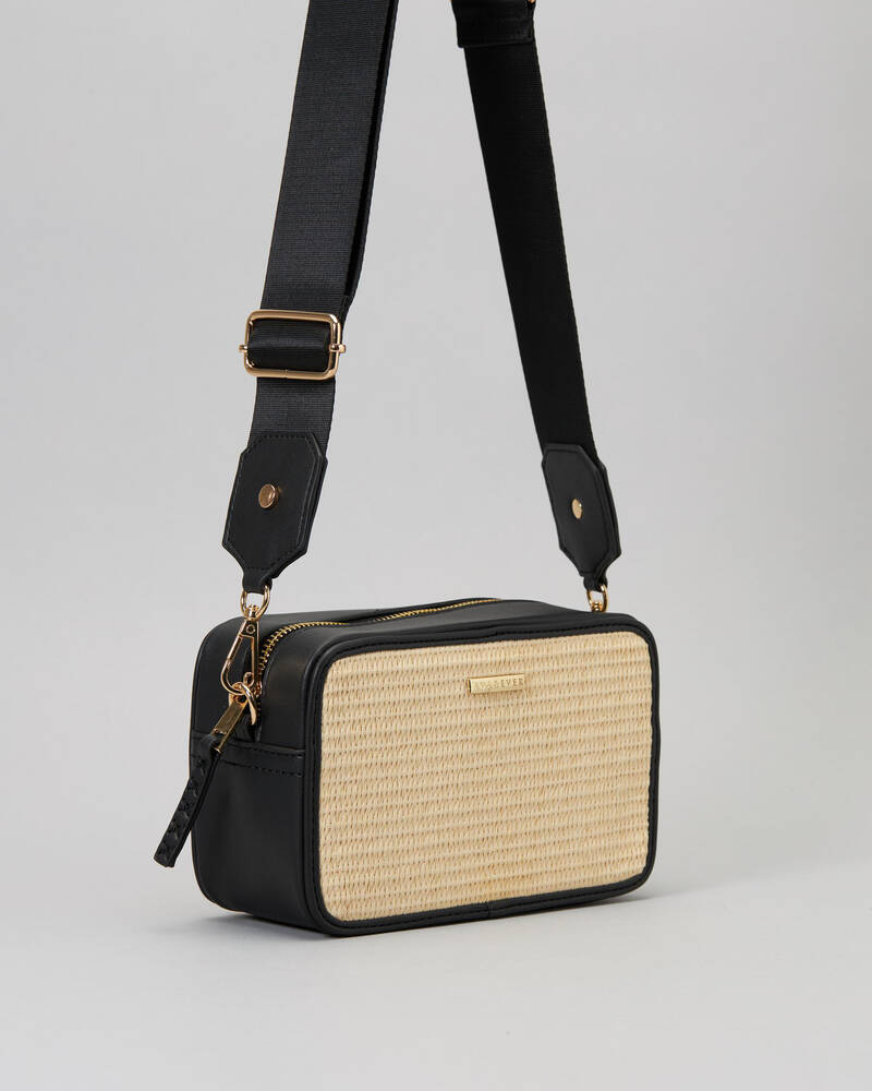 Ava And Ever Valley Straw Crossbody Bag for Womens