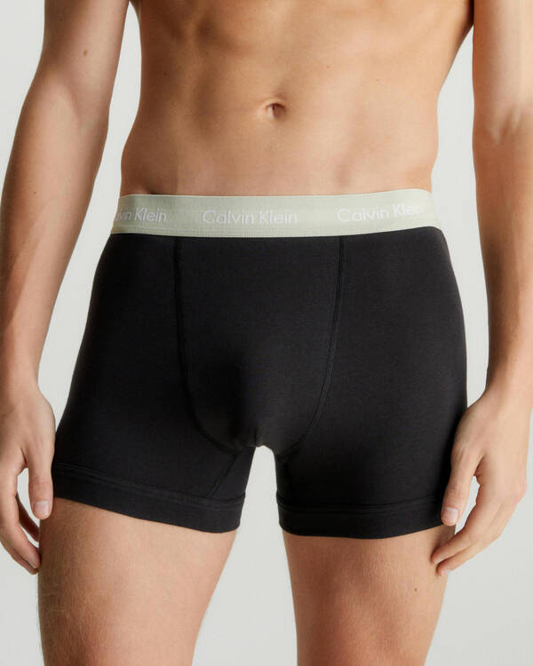 Calvin Klein Cotton Stretch Trunks 3 Pack for Mens