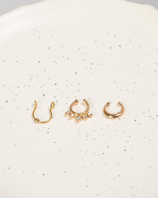 Karyn In LA Riley False Septum Ring Pack for Womens