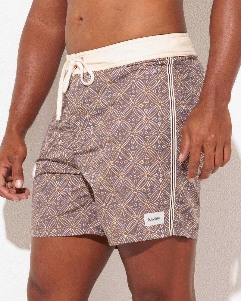 Rhythm Heritage Java Trunk Board Shorts for Mens