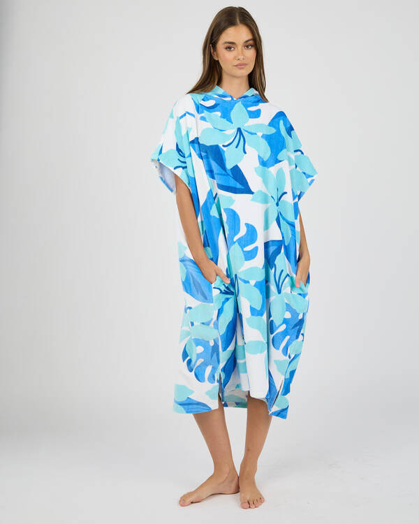 Topanga Hibis Hooded Towel for Womens