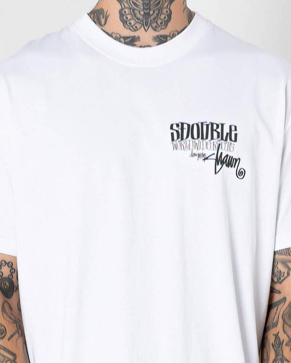 S-Double World Wide Roots T-Shirt for Mens