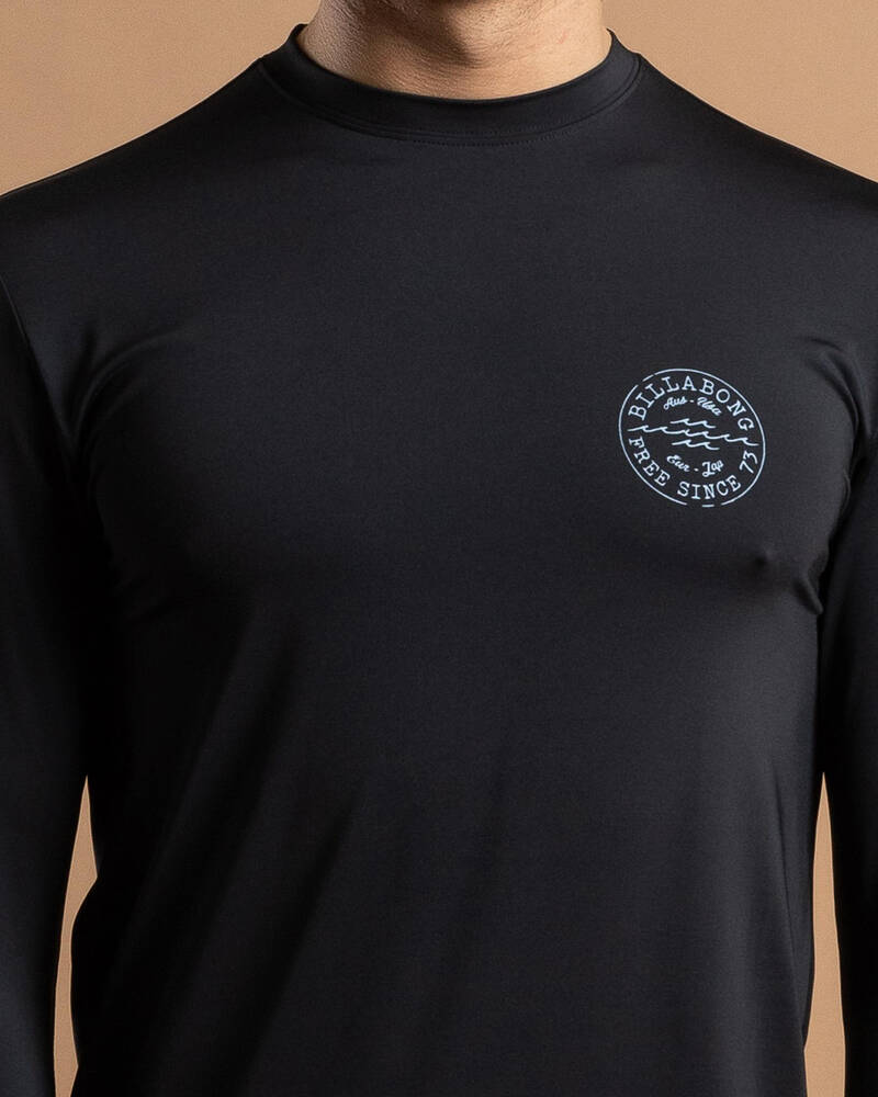 Billabong Big Wave Daz Long Sleeve Rash Vest for Mens