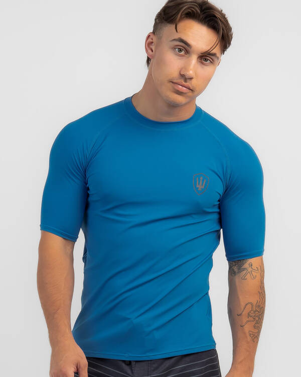 Far King Relaxed Fit Short Sleeve Rash Vest for Mens