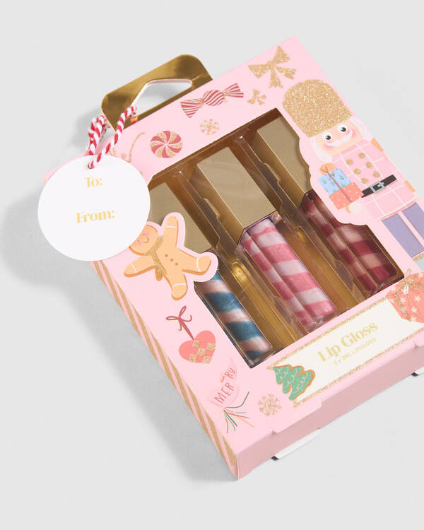 Get It Now Festive Swirl Lip Gloss Pack for Womens