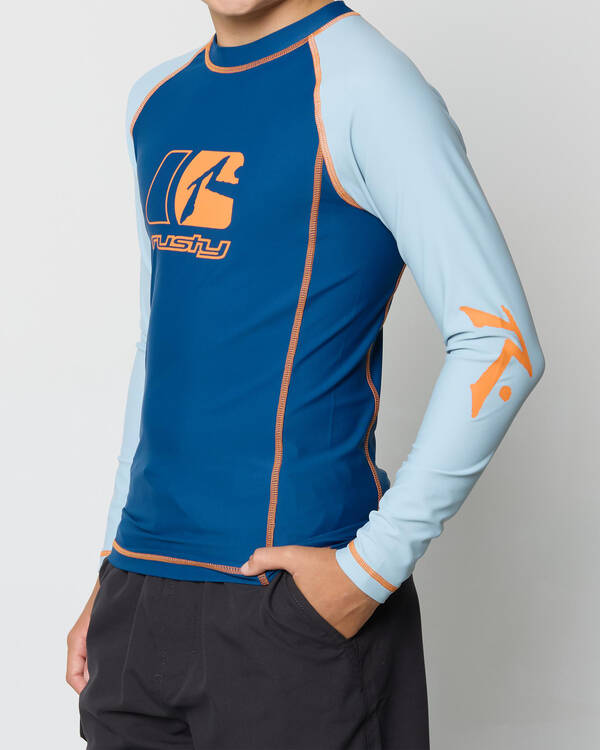 Rusty Boys' Y2SHAY Long Sleeve Wetshirt for Mens