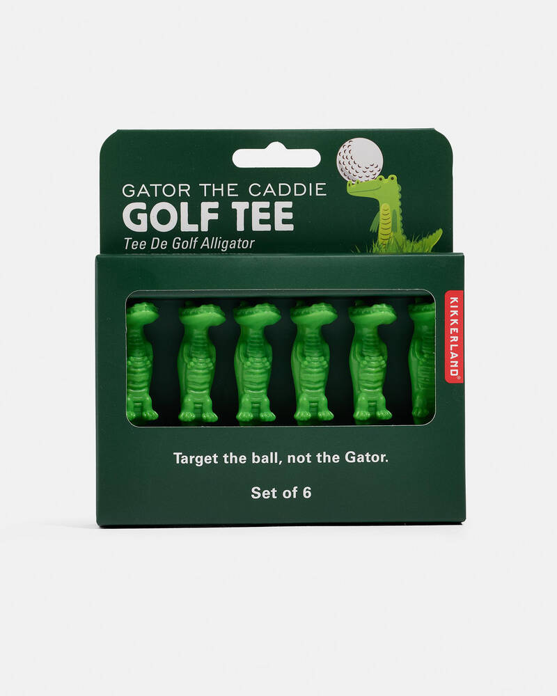 Kikkerland Gator the Caddie Golf Tee 6 Pack for Womens