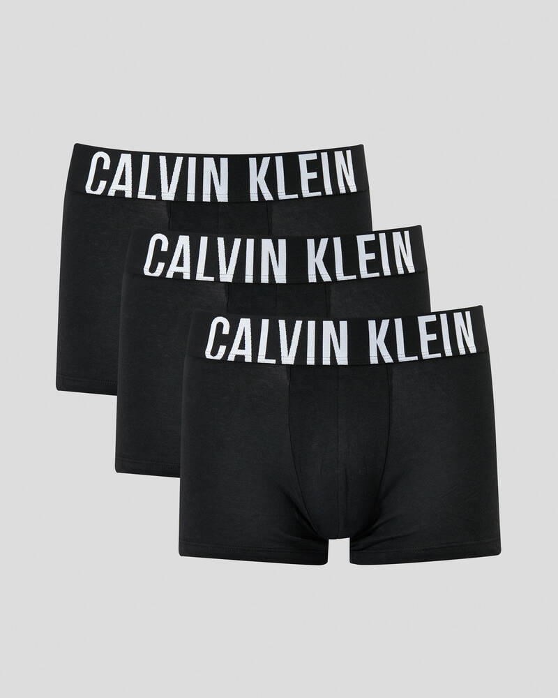 Calvin Klein Intense Power Cotton Trunks 3 Pack for Mens