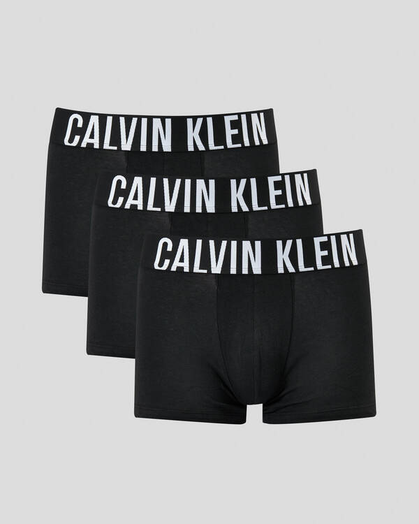 Calvin Klein Intense Power Cotton Trunks 3 Pack for Mens