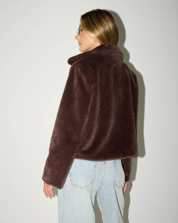 Ava And Ever Coco Faux Fur Jacket for Womens