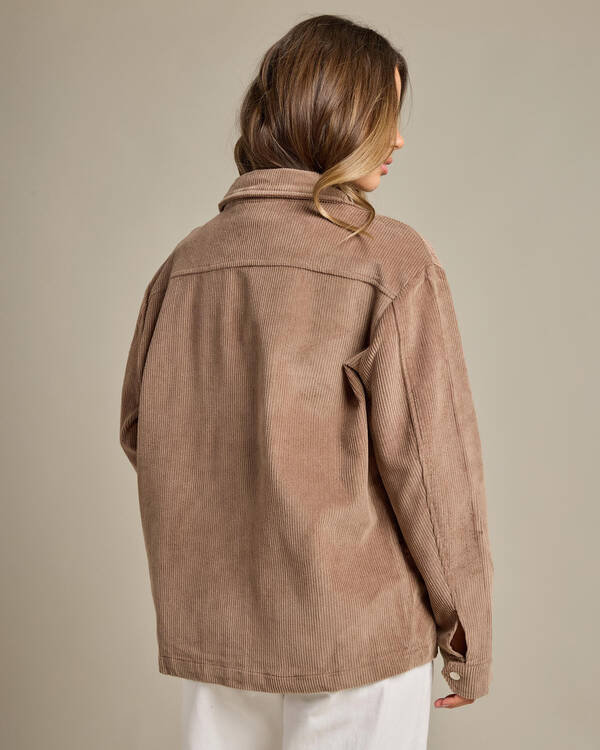 Ava And Ever Mila Cord Shacket for Womens