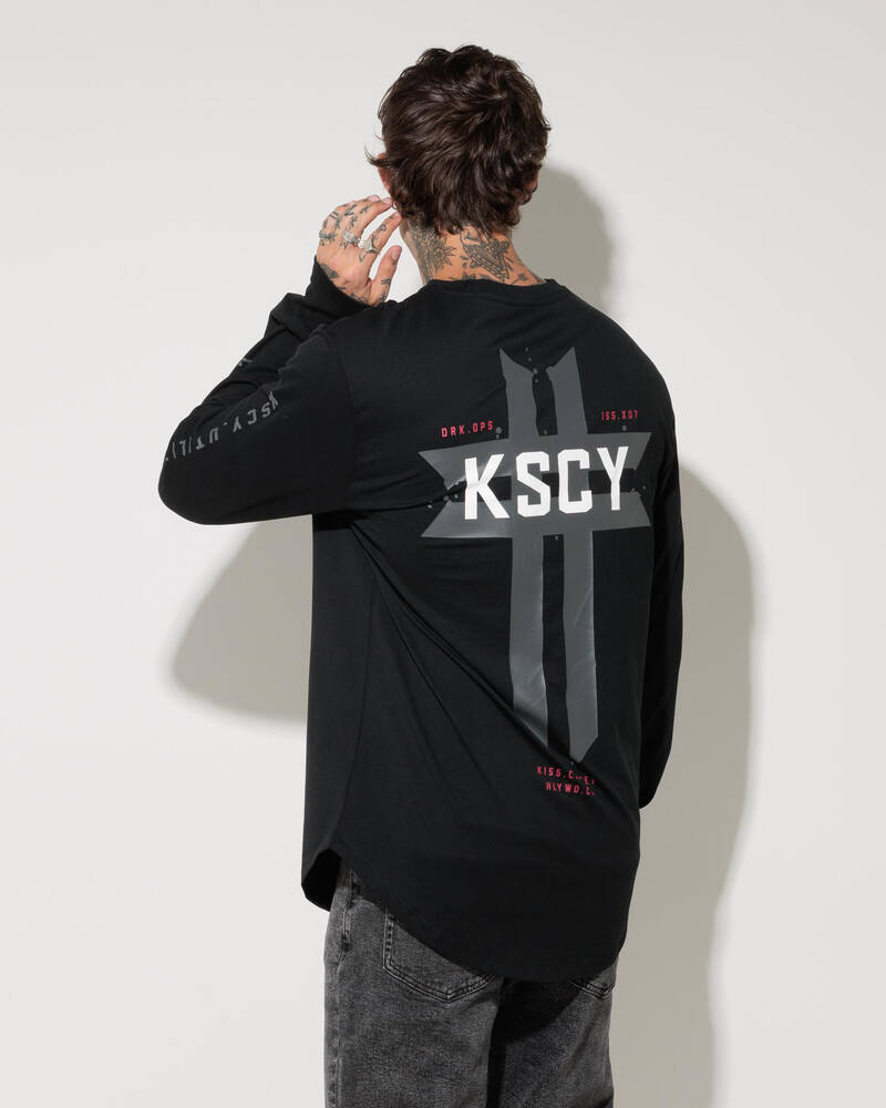 Kiss Chacey Mortal Cape Back Long Sleeve T-Shirt for Mens