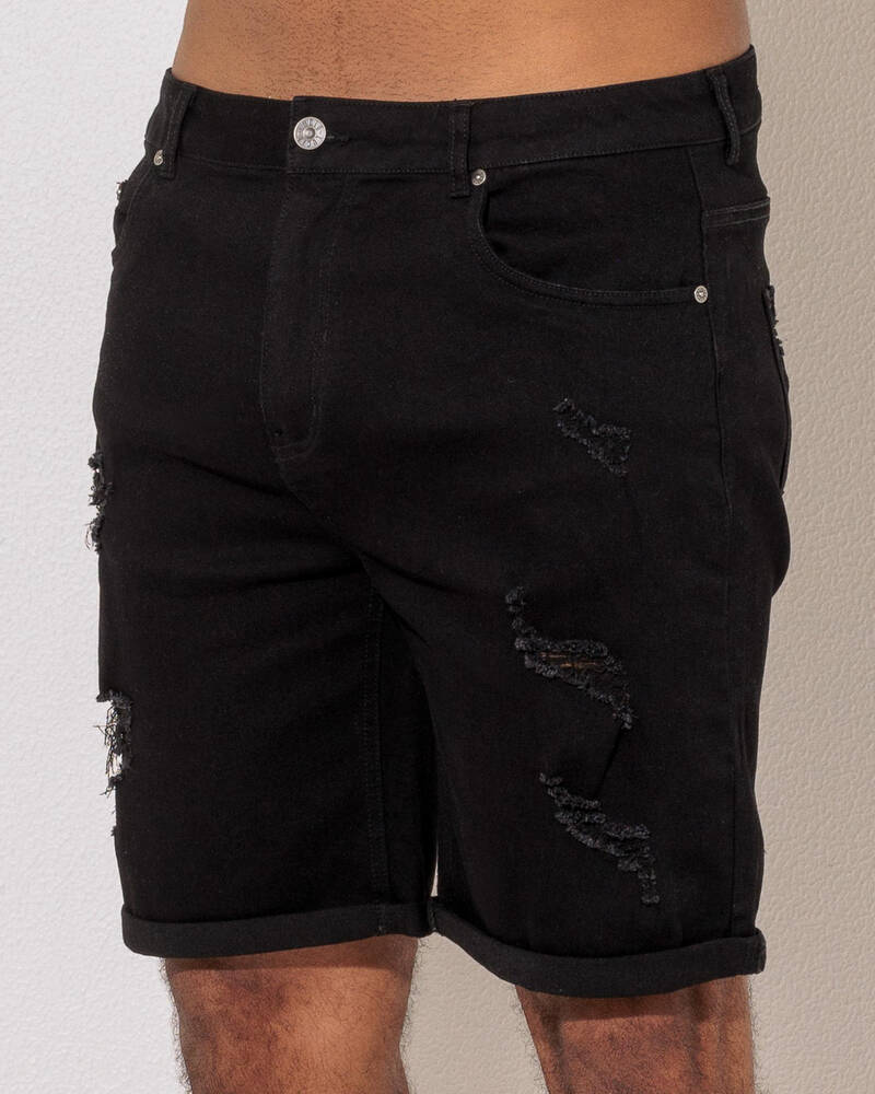 Lucid Capsule Denim Walk Shorts for Mens