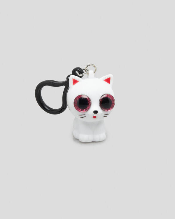 Get It Now Eye Popping Cat Keyring for Unisex