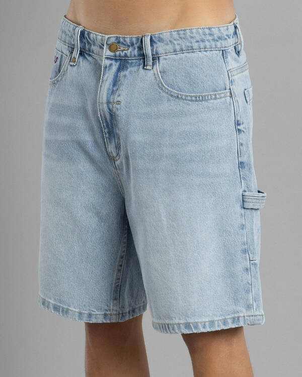 Thrills Starpower Slacker Denim Shorts for Mens