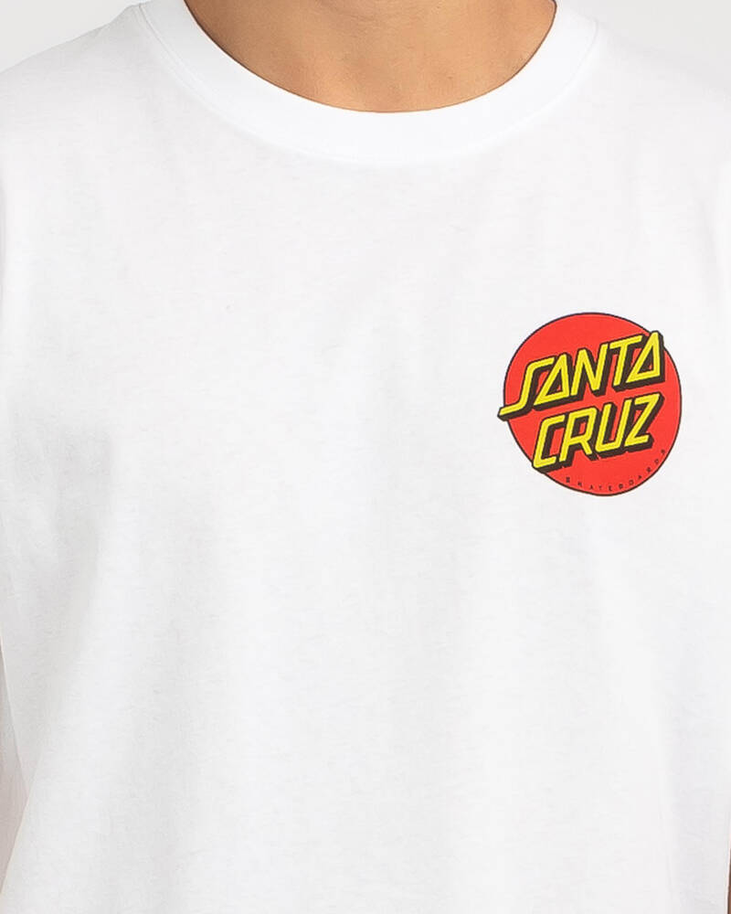 Santa Cruz Classic Dot Chest T-Shirt for Mens