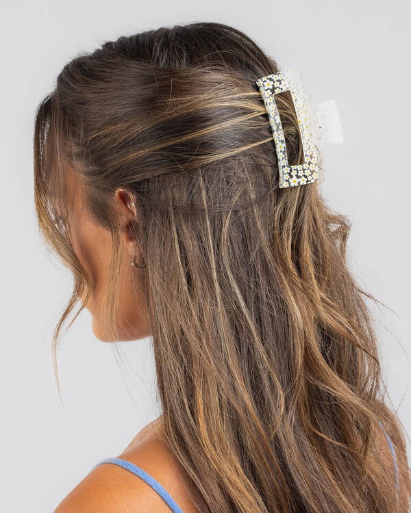 Karyn In LA Rectangle Hair Claw Clip for Womens