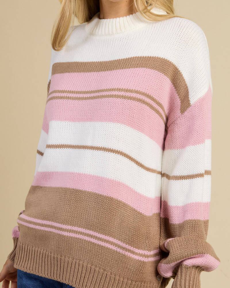 Roxy Love Again Crew Neck Sweater for Womens