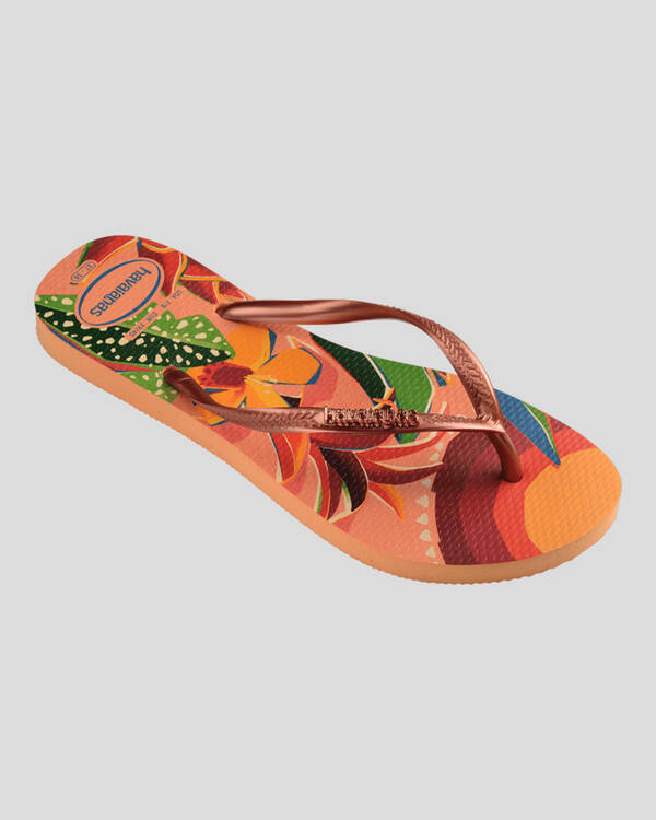 Havaianas Slim Tropical Thongs for Womens