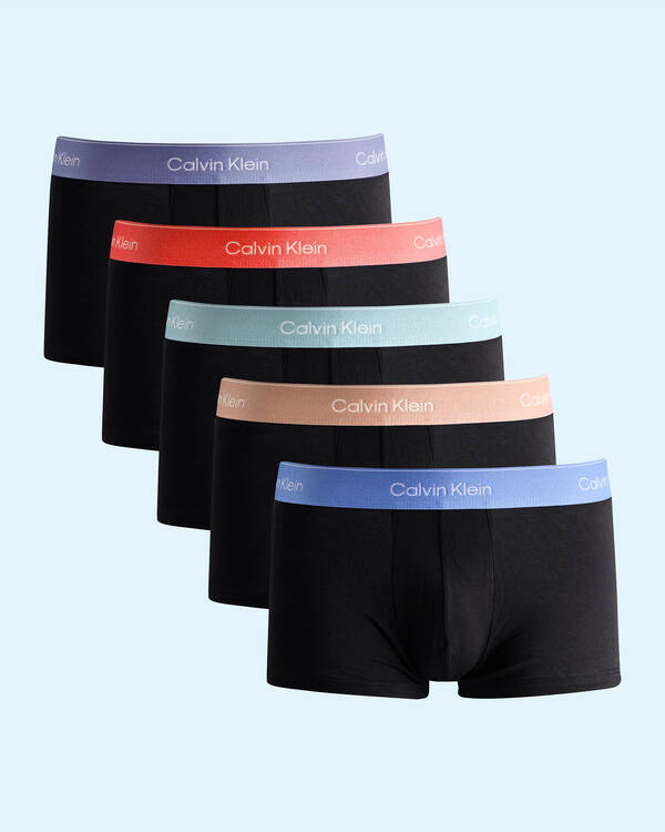 Calvin Klein Icon Cotton Stretch Low Rise Trunk 5 Pack for Mens