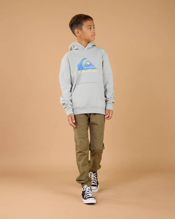 Quiksilver Boys' Comp Logo Hoodie for Mens