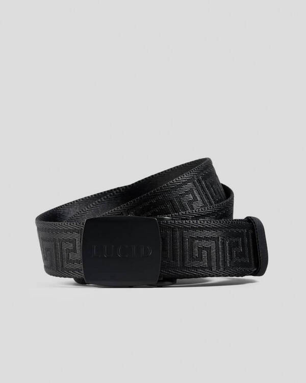 Lucid Pattern Web Belt for Mens