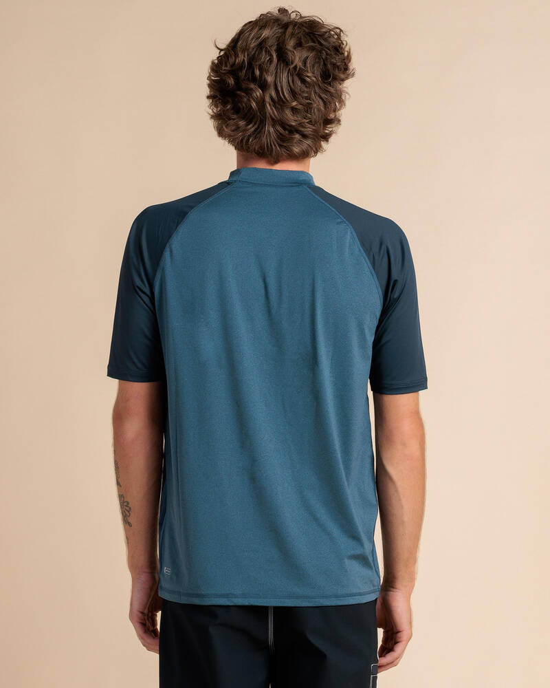 Rip Curl Shock Short Sleeve Rash Vest for Mens