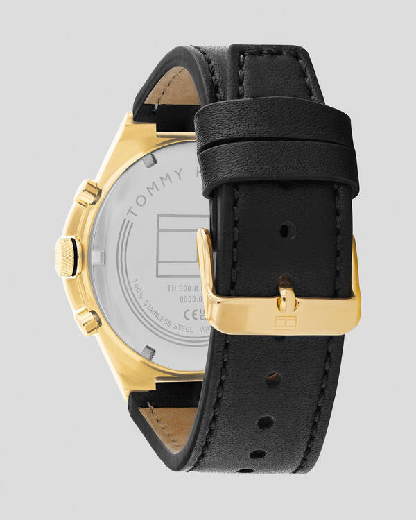 Tommy Hilfiger Dexter Leather Watch for Mens