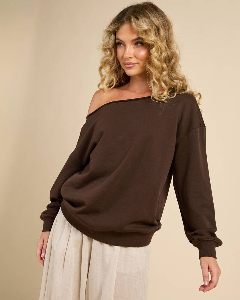 Malibu Life Eden Off Shoulder Long Sleeve for Womens