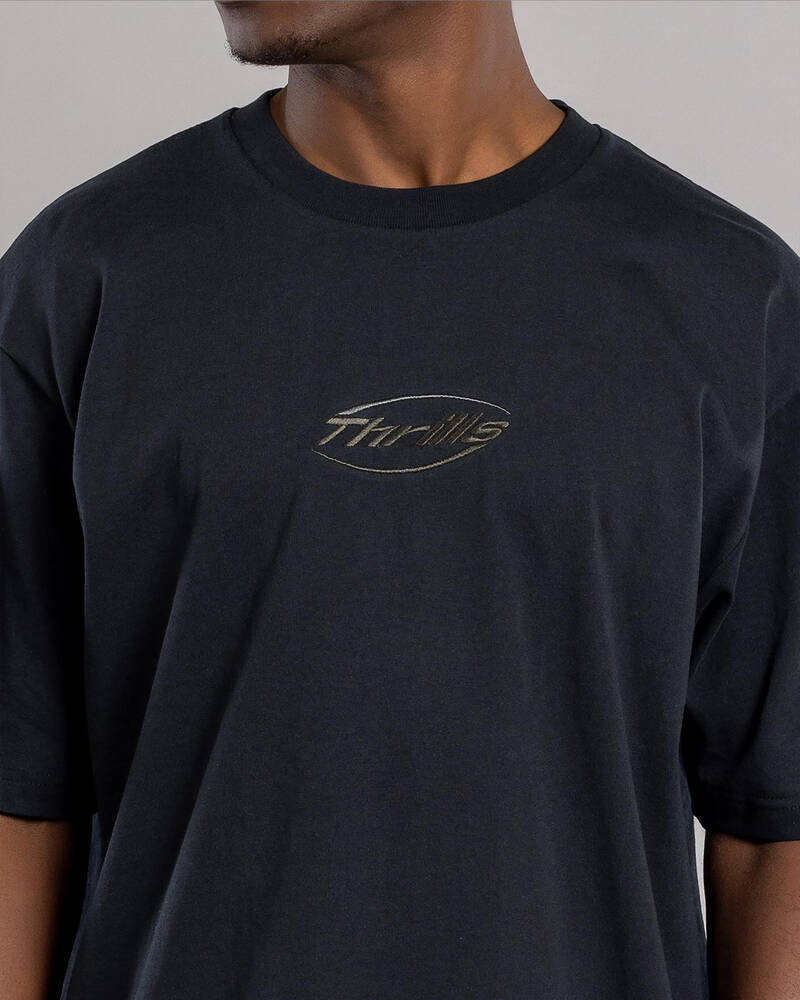 Thrills Fortune Favors Embro Oversize Fit T-Shirt for Mens