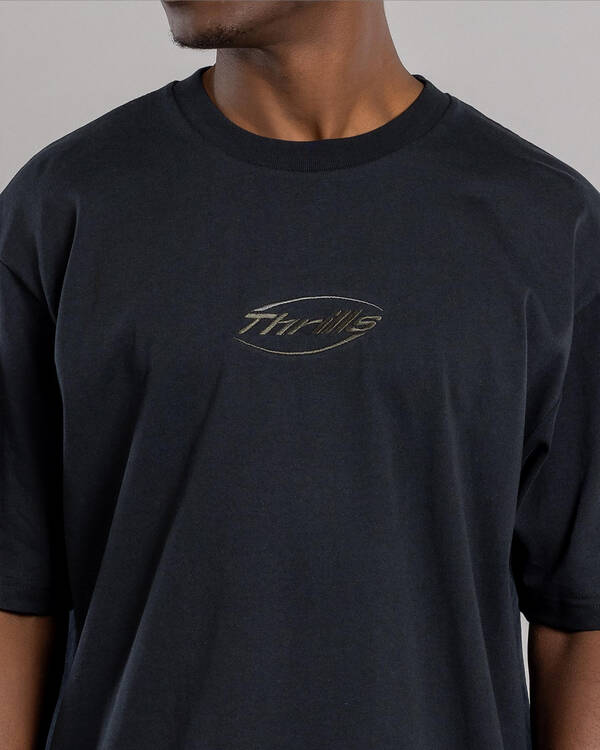 Thrills Fortune Favors Embro Oversize Fit T-Shirt for Mens
