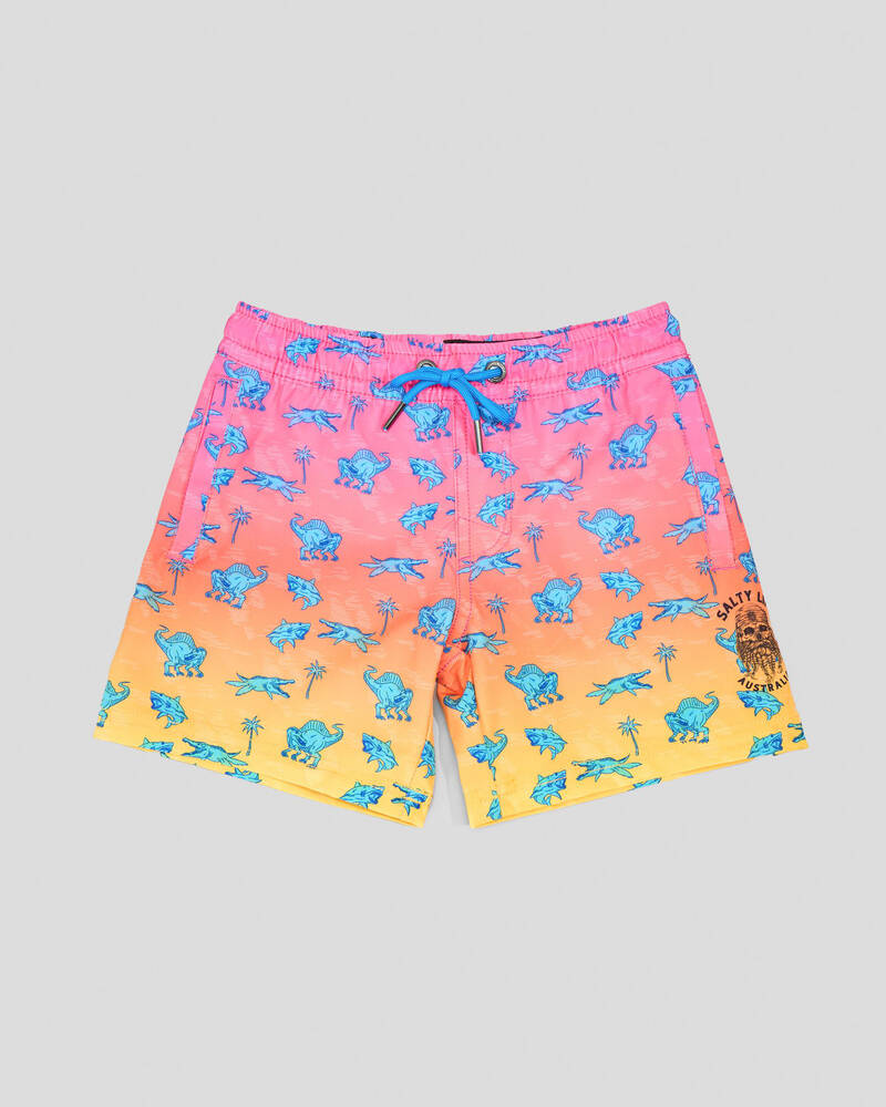 Salty Life Toddlers' Prehistoric Elastic Waist Shorts for Mens