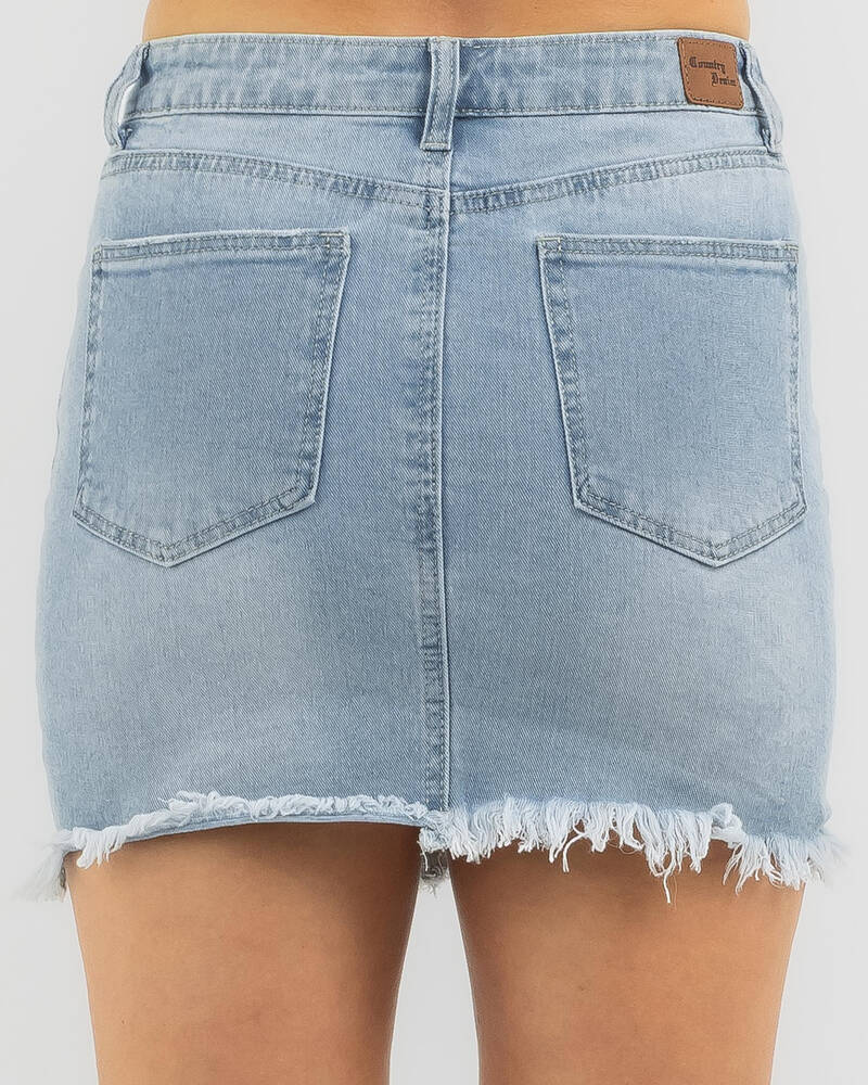 Country Denim Nina Denim Skirt for Womens