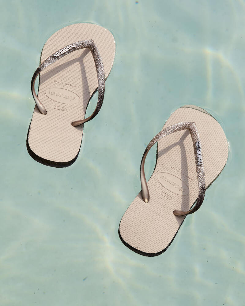 Havaianas Slim Sparkle Thongs for Womens