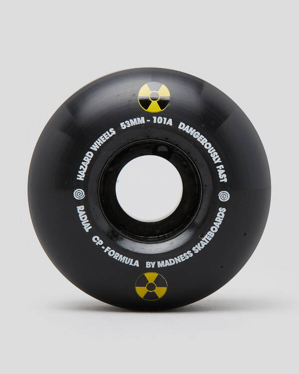 Madness Skateboards Hazard Swirl CP Radial 53mm Skateboard Wheels for Mens