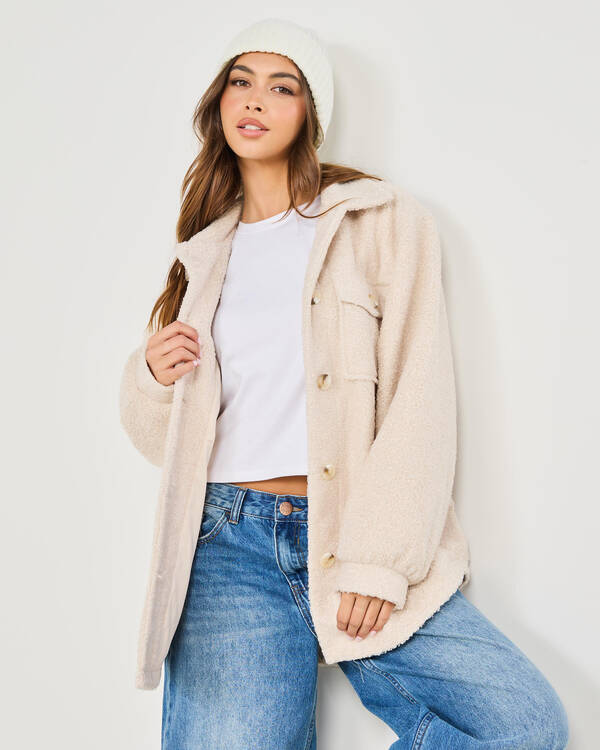 Ava And Ever Houston Soft Boucle Shacket for Womens